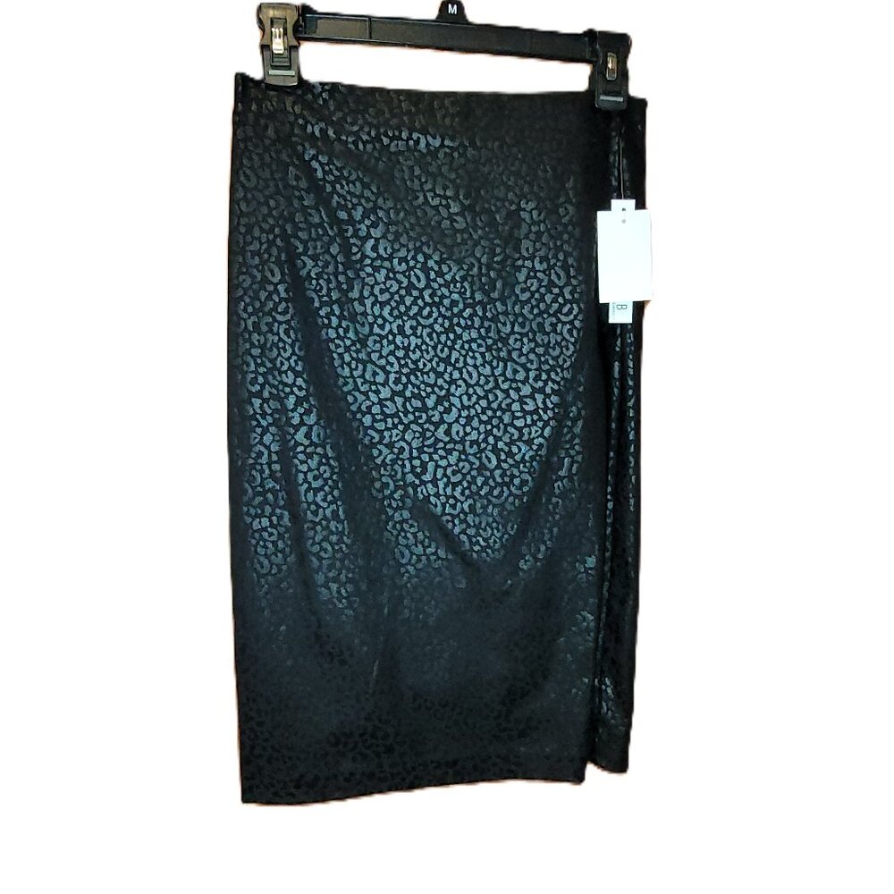NWT Joe B - Women's Medium- Joe Benbasset metallic animal print pencil skirt